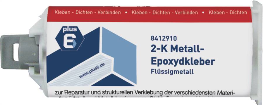 2-K Metall-Epoxydkleber 8412910 Farbe silber-alu Inhalt 56 g Gebindeart Kartusche Klebstoff-Basis Epoxydharz Aluminium