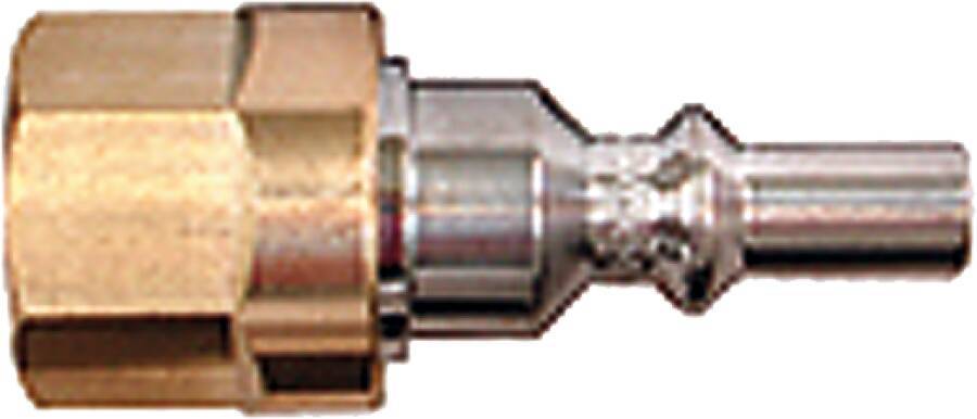 Edelstahl-Kupplungsstift TYP KG F28710012 Gas Sauerstoff Typ KG Anschluss G 1/4”
