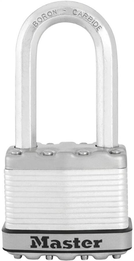 Vorhängeschlösser Excell® M5EURDLH Farbe silber Typ gehärtet Bügelhöhe 51 mm Bügelstärke 9 (achteckig) mm Breite 52 mm