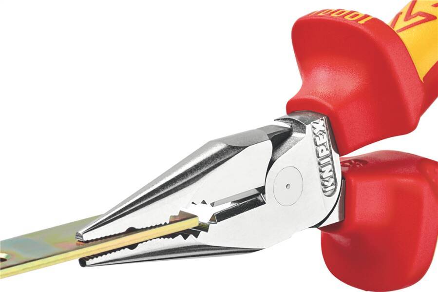 VDE-Spitz-Kombizange 08 26 145 Länge 145 mm Schneidbereich (Stahldraht-Ø) 3,0 mm Typ VDE Spitz Schneidwert CU-Kabel, me