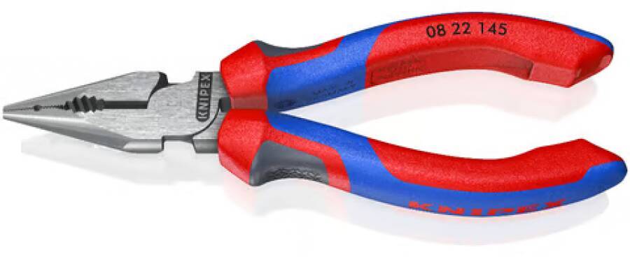 Spitz-Kombizange 3-K-Griff 08 22 145 Länge 145 mm Schneidbereich (Stahldraht-Ø) 3,0 mm Typ 3-K-Griff Spitz Schneidwert