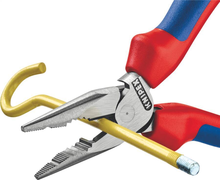 Spitz-Kombizange 3-K-Griff 08 22 145 Länge 145 mm Schneidbereich (Stahldraht-Ø) 3,0 mm Typ 3-K-Griff Spitz Schneidwert