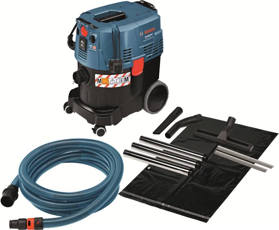 Nass- und Trockensauger GAS 35 M AFC 06019C3100 Opt. D Nennaufnahme 1200 W Behältervolumen 35 l Luftstrom 4440 l/min Unt
