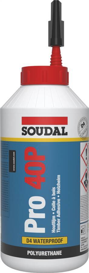 PU-Holzleim Pro 40 P 108766 Farbe braun Inhalt 750 g Gebindeart Flasche