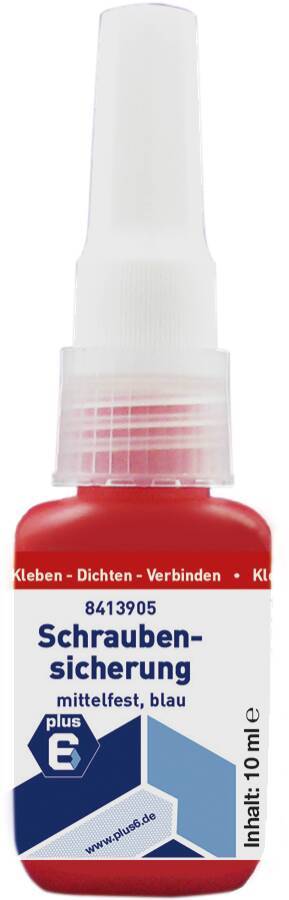 Schraubensicherung mittelfest blau 8413905 Inhalt 10 ml Gebindeart Flasche Festigkeit mittelfest max. Ø 1/4`` bis 3/4``