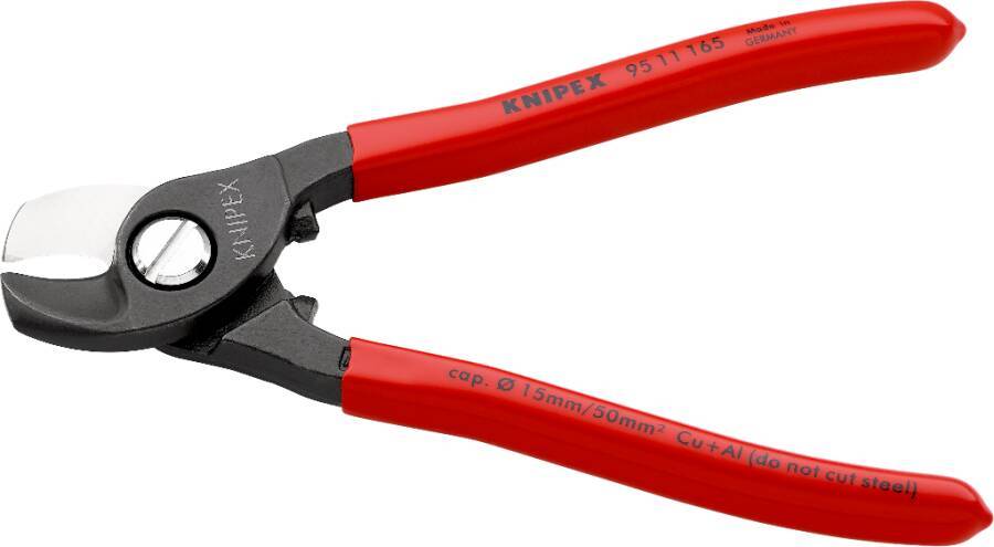 Kabelschere 165 mm 95 11 165 Länge 165 mm Schneidwerte Cu- und Al-Kabel ein- und mehrdrähtig bis Ø 15 mm / 50mm²