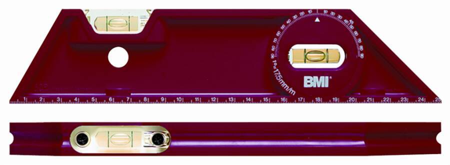 Trapez-Wasserwaage Kunststoff 684025003M Länge 25 cm