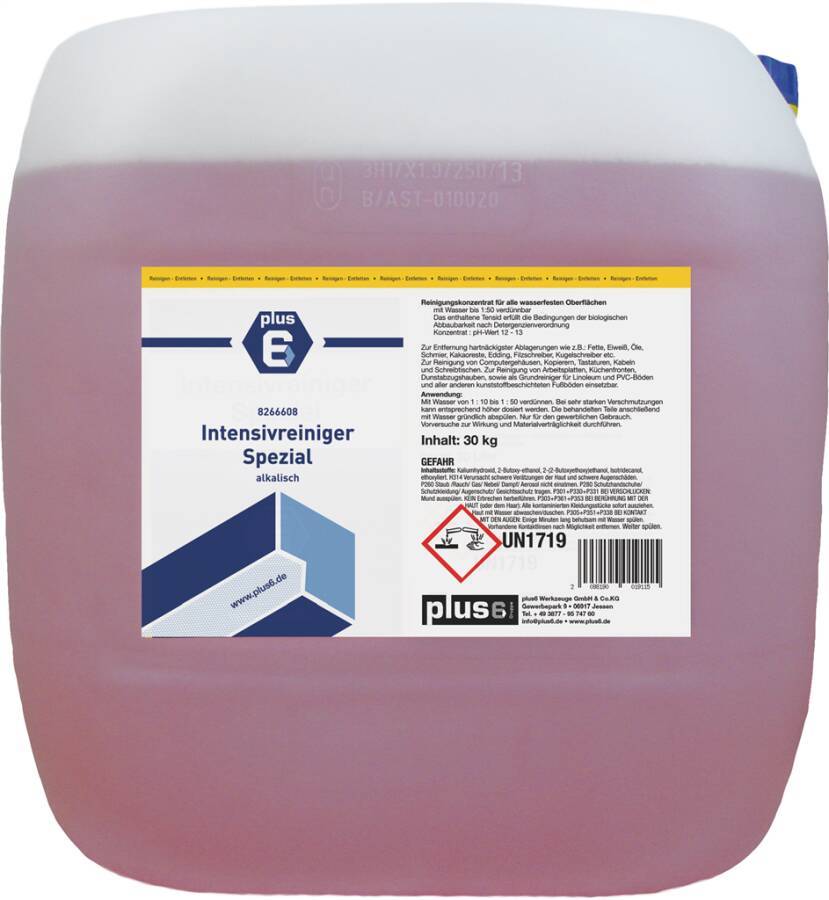 Intensivreiniger spezial 8266608 Inhalt 30 l Gebindeart Kanister pH-Wert alkalisch