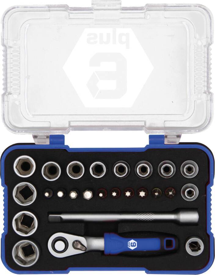 Steckschlüsselsatz 25-tlg. 1/4 42305
