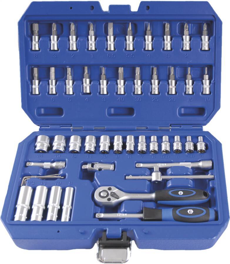 Steckschlüsselsatz 47-tlg. 1/4 42312