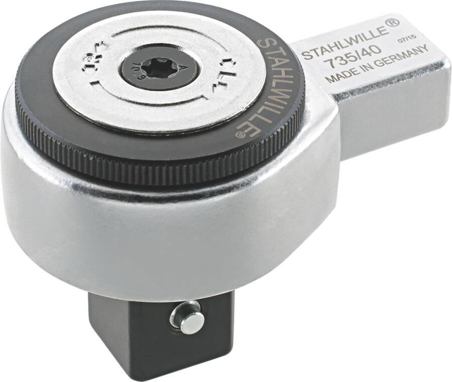 Feinzahn-Einsteckknarre 735 58250040 Antriebsvierkant 3/4`` Aufnahme 14x18 mm Anzugswert 400 Nm Zähne 60 Breite 50 mm Hö