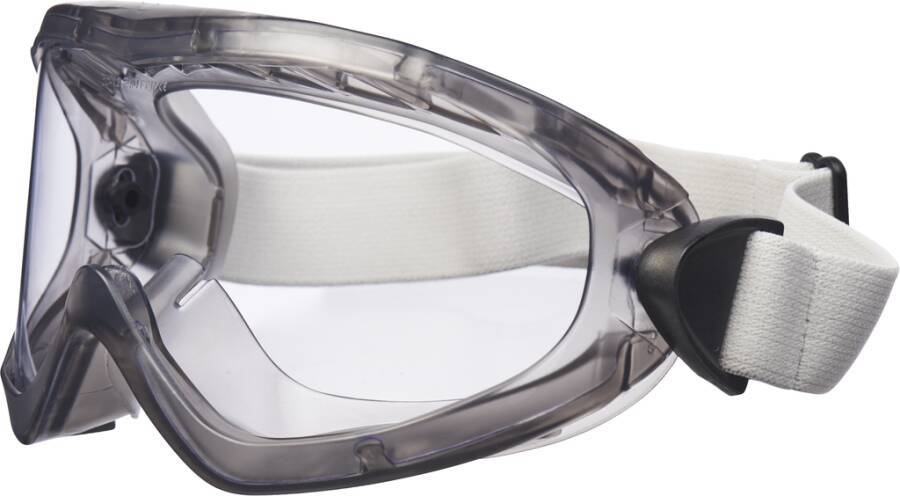 Chemieschutzbrille 3M™ Goggle Gear™ 2890A 2890A Rahmen grau, indirekt belüftet Scheibe klar, Acetat Scheibenkennzeichnun