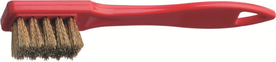 Zündkerzenbürste 182331 Ausführung Messingdraht gewellt Reihen 4 Drahtstärke 0,15 mm Besatzhöhe 18 mm Länge 150 mm Griff