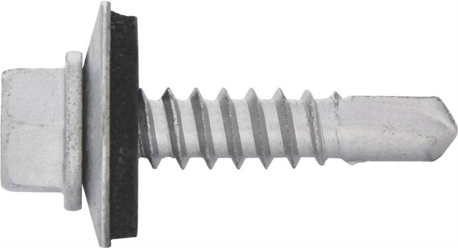 Sechskant-Bohrschraube E / Edelstahl A2 (1.4301) 0280515 SW 8 mm Ø 5,5 mm Länge 38 mm Dichtscheiben-Ø 16 mm Bohrleistung