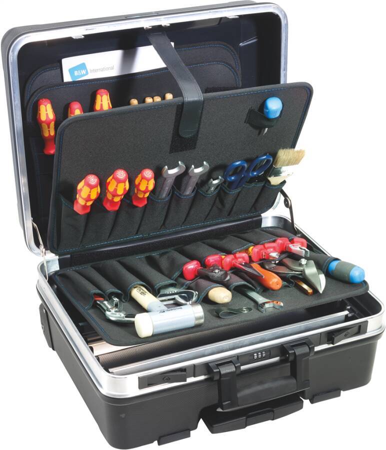 Rollen-Werkzeugkoffer plus6 ABS robust 49715