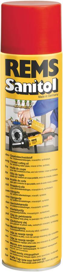 Sanitol-Gewindeschneidstoff 140115 R Inhalt 600 ml Gebindeart Spraydose pH-Wert -