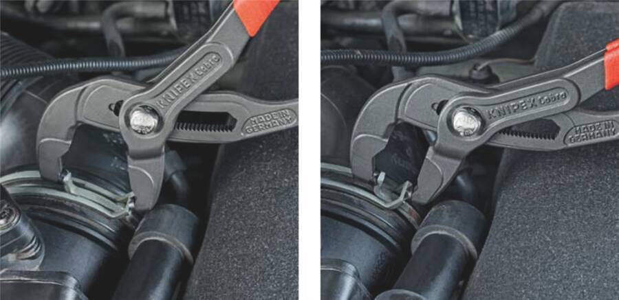 Federbandschellen-Zange 250 mm 85 51 250 A Ausführung grau atramentiert Länge 250 mm Arbeitsbereich max. 70 mm Gewicht 3