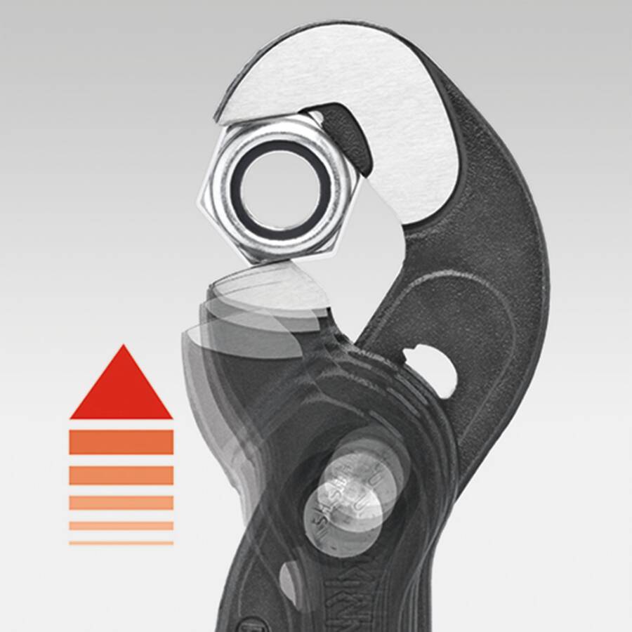 Schraubzange patentiert 87 41 250 Ausführung grau atramentiert Länge 250 mm Arbeitsbereich 10-32 / 3/8-1 1/4 mm / Zoll G
