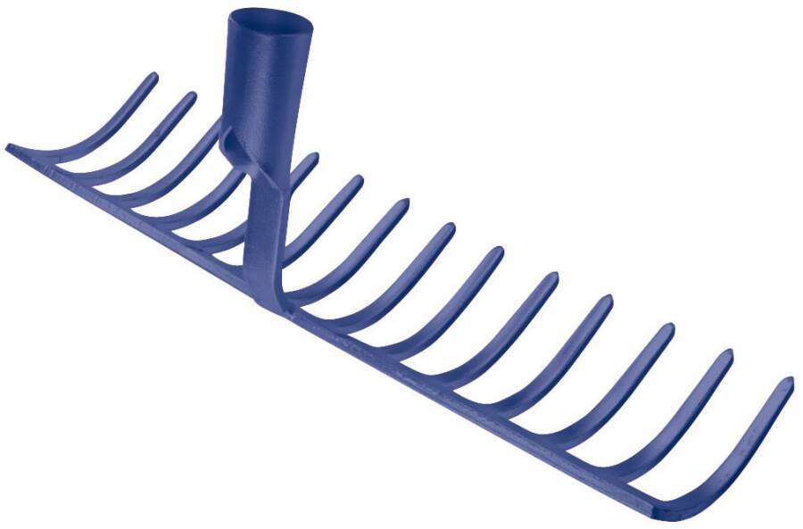 Straßenrechen WEG10841 Ausführung schwere Breite 450 mm Zinken 14 für Stiel-Ø 32-34 mm