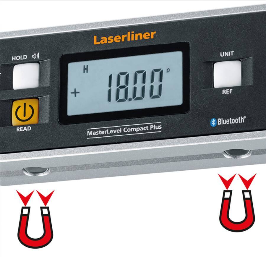 Digitale Elektronik-Wasserwaage MasterLevel Compact Plus 081.265A Typ MasterLevel Compact Plus Lieferumfang Tragekoffer