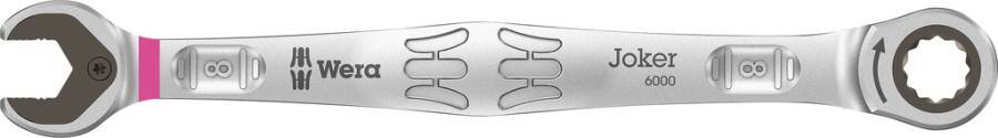 Ratschen-Ringmaulschlüssel JOKER 6000 05073268001 SW 8 mm Länge 144 mm Ringstärke 7 mm Ringbreite 18 mm Maulstärke 5,