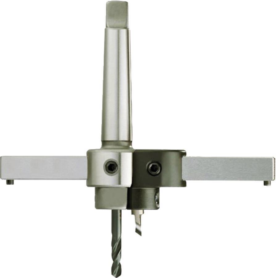 Kreisschneider 1188004 Typ 00/MK3 Ausstechbereich 30 - 200 mm Zentrierbohrer 6 mm Schaft MK 3