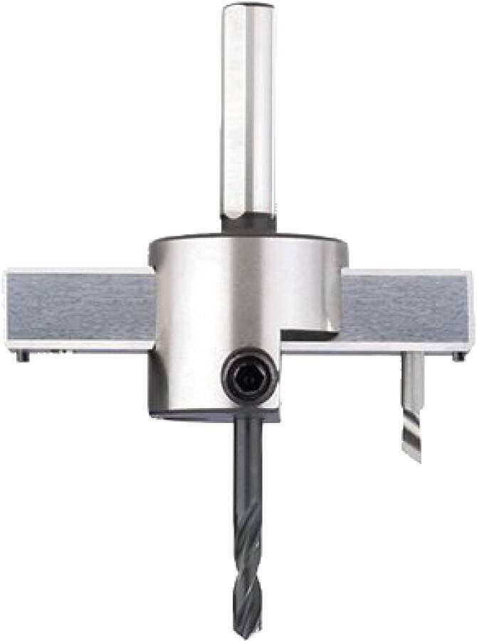 Kreisschneider 1188004 Typ 00/MK3 Ausstechbereich 30 - 200 mm Zentrierbohrer 6 mm Schaft MK 3