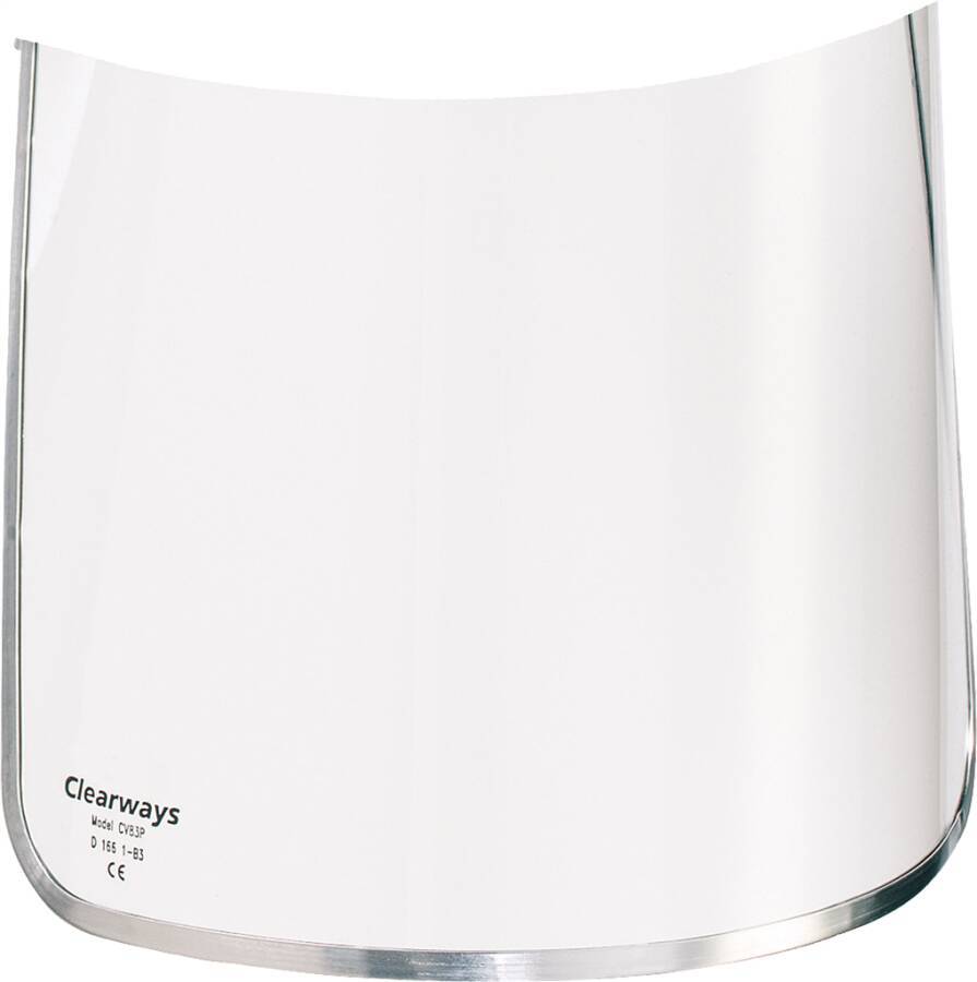 Schutzschild Clearways CV83P für CB 14 1002353 Rahmen - Scheibe klar Beschichtung - Verwendung mechanische Risiken, Flüs