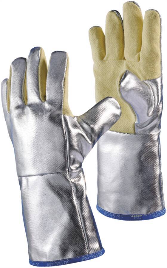 Hitzeschutzhandschuh bis 1000°C Strahlungshitze H115A238-W2 Größe 10 Farbe aluminisiert/gelb Trägermaterial Außenhand un