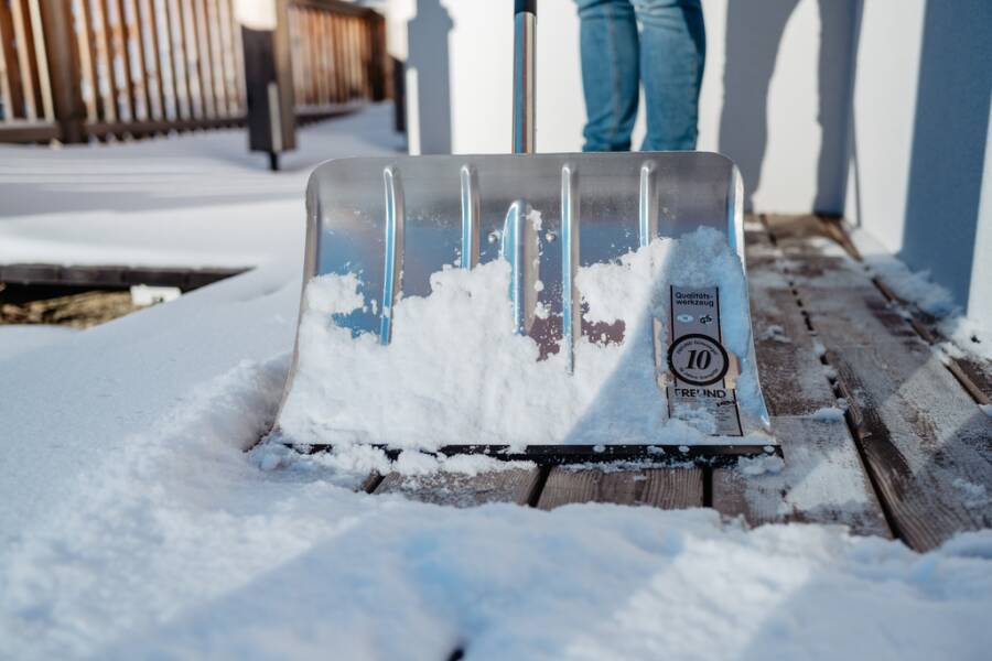 Schneeschieber Aluminium mit Flüsterkante 2000524 Typ Schneeschieber Material Aluminium Blattmaß 350 x 500 mm Stiellänge