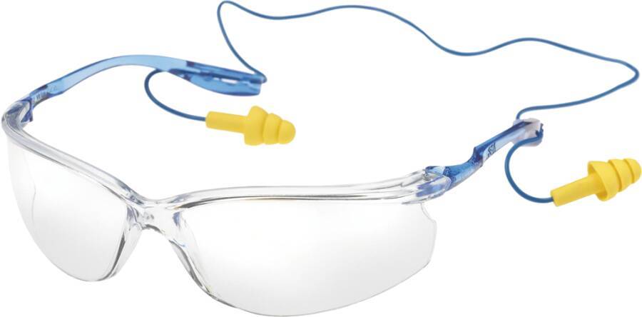 Schutzbrille 3M™ Tora™ CCS TORACCS Rahmen blau Scheibe klar Scheibenkennzeichnung 2C-1.2 3M 1 FT Beschichtung Antikratz-