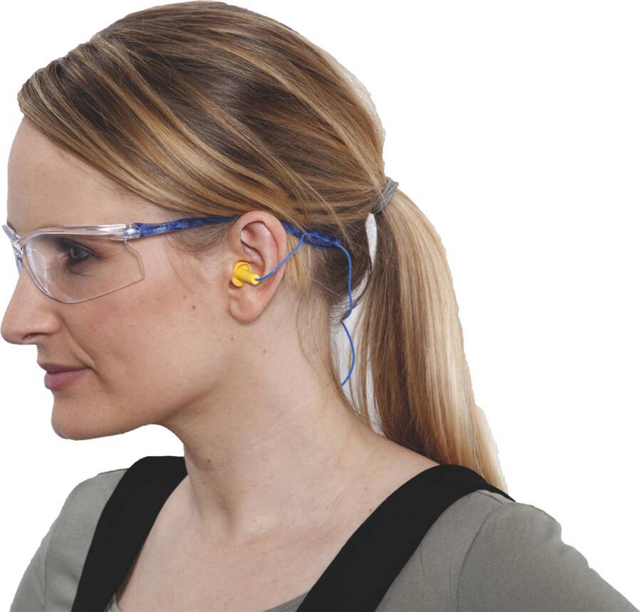 Schutzbrille 3M™ Tora™ CCS TORACCS Rahmen blau Scheibe klar Scheibenkennzeichnung 2C-1.2 3M 1 FT Beschichtung Antikratz-