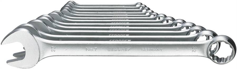 Ringmaulschlüsselsatz abgewinkelt GEDORE 6093150 SW 10, 11, 12, 13, 14, 17, 19, 22, 24, 27, 30, 32 mm Ausführung 12-tlg.
