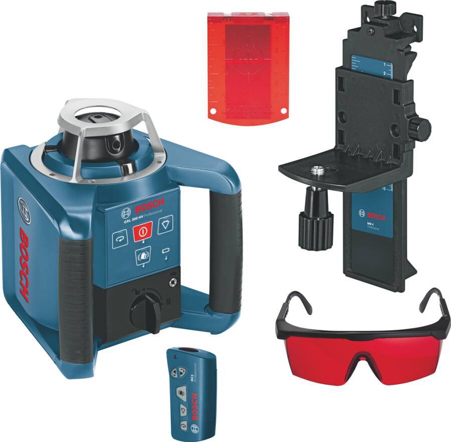 Rotationslaser GRL 300 HV 0601061501 Typ GRL 300 HV Lieferumfang 1x NiMH Akku, 2x 1,2-V-HR20-Batterien, 2x 1,5-V-LR20-Ba