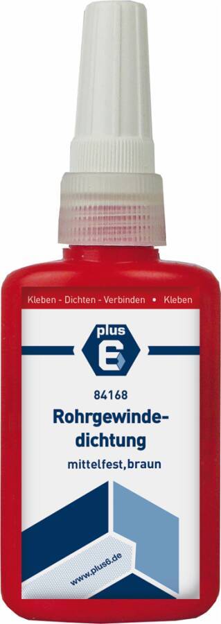 Rohrgewindedichtung mittelfest braun 50 ml 84168 Inhalt 50 ml Gebindeart Flasche Festigkeit mittelfest max. Ø R 3/4`` (M