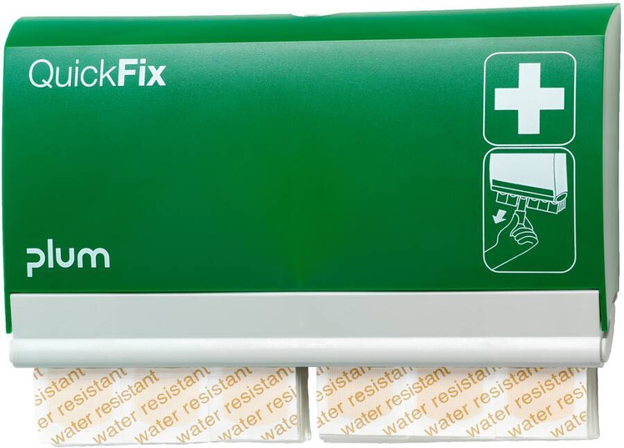 Pflasterspender QuickFix 5501 Ausführung wasserfest, aus schützendem PE-Material, besonders für feuchte Arbeitsumgebunge