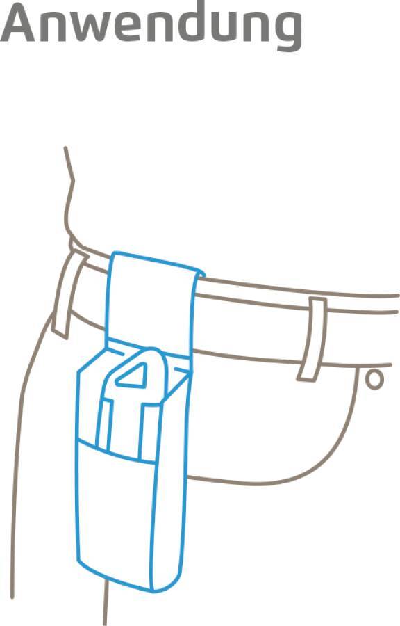 Gürteltasche mit Clip 9921.08 Größe M passend für alle kleinen bis mittleren MARTOR-Messer Maße 215 x 60 x 28 mm Gewicht