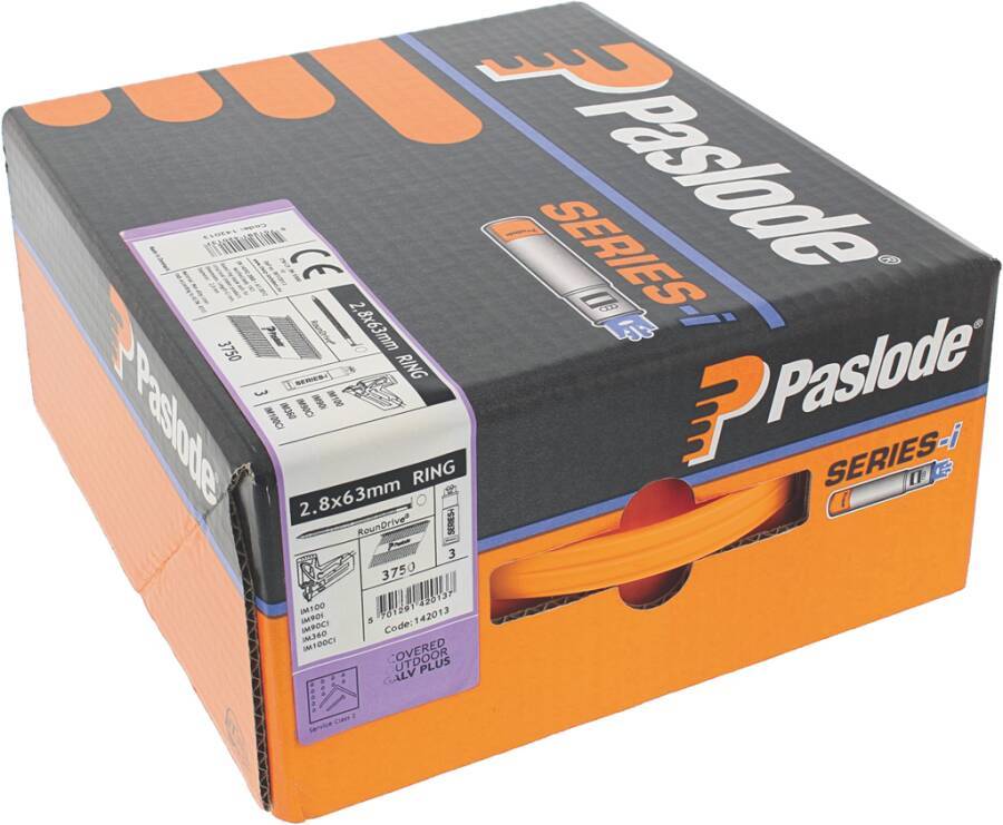 Magazin-Streifennägel GalvPlus® für IM90Xi Lithium 142013 Ø 2,8 mm Länge 63 mm Nägel 3750 Stk Gas 3 Stk