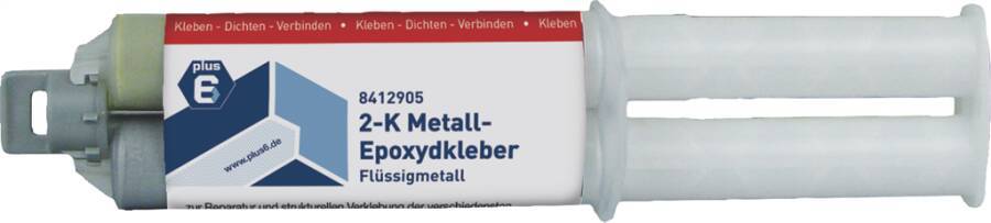 2-K Metall-Epoxydkleber 8412905 Farbe silber-alu Inhalt 28 g Gebindeart Kartusche Klebstoff-Basis Epoxydharz Aluminium