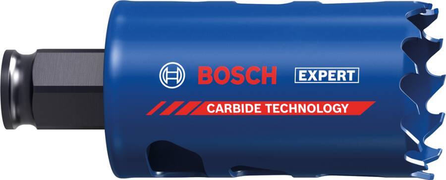 Lochsäge Hartmetall EXPERT Tough Material # 2608900424 Ausführung Tough Material EXPERT Ø 38 mm Ø 1 1/2 Zoll Höhe 60 mm