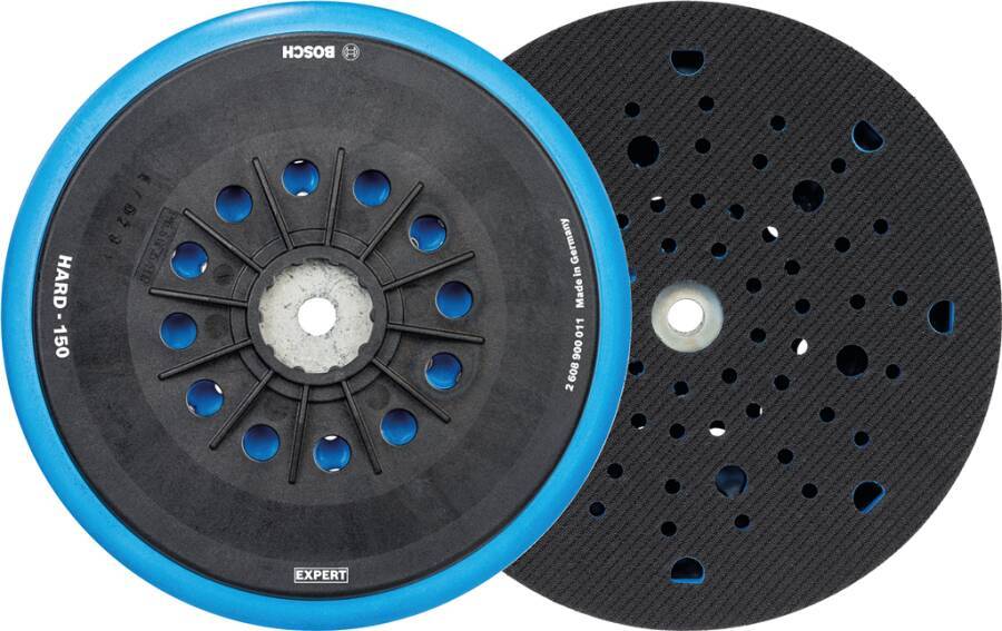 Schleifteller EXPERT Multihole 2608900011 Ø 150 mm Ausführung hart Einsatz Grobschleifen z.B. Abschleifen von Farbe, Fül
