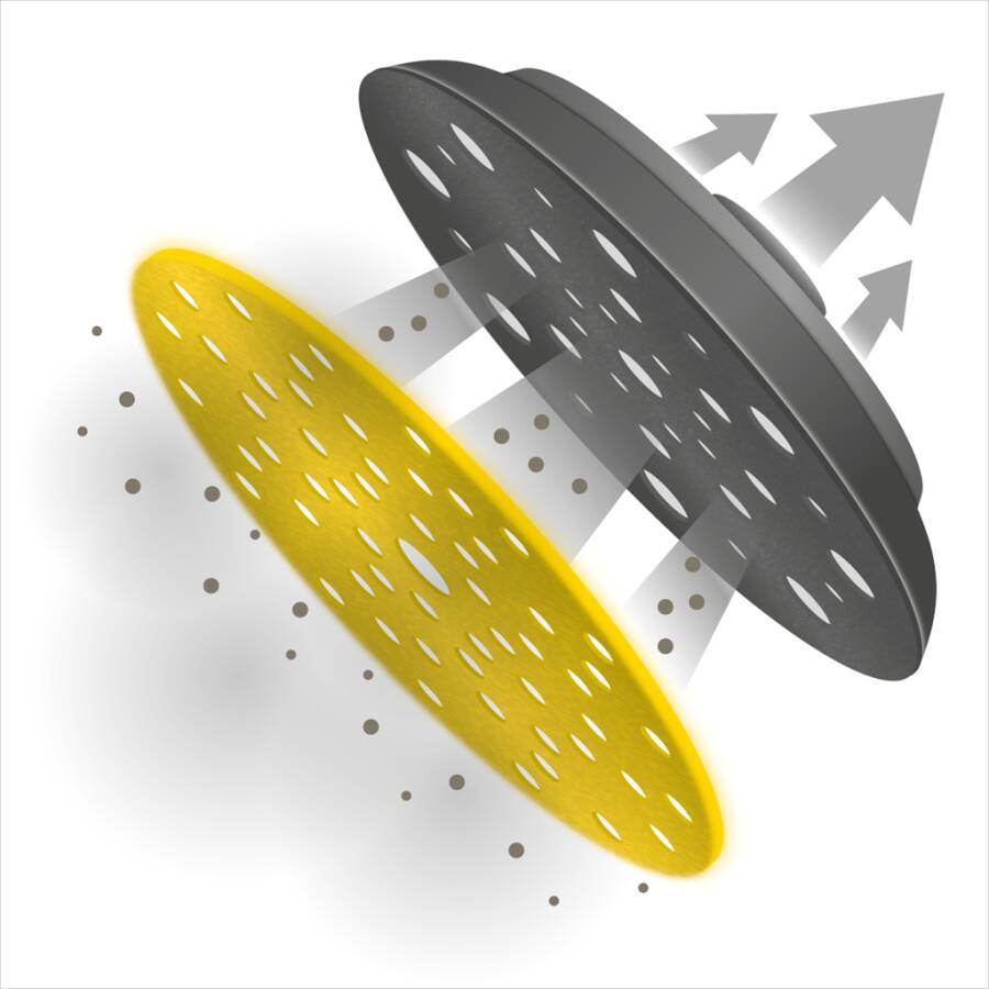 Schleifteller EXPERT Multihole 2608900010 Ø 150 mm Ausführung mittel Einsatz universeller Einsatz, im Speziellen auch fü