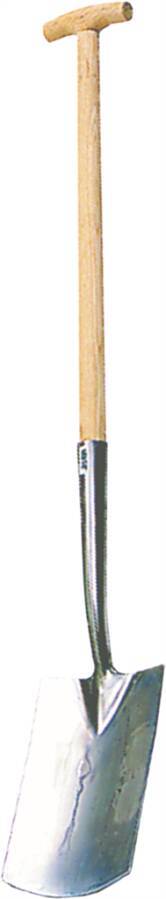 Gärtnerspaten mit Tritt rostfrei 1160500 Blattmaß k. A. mm Länge 710 mm Stiel FSC T-Stiel