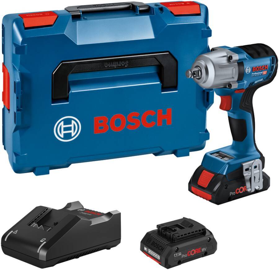Akku-Schlagschrauber 1/2 GDS 18V-450 HC 06019K4002 Typ Set Opt. B Lieferumfang 2x 4,0 Ah 18 V ProCORE Akkus, Schnellla