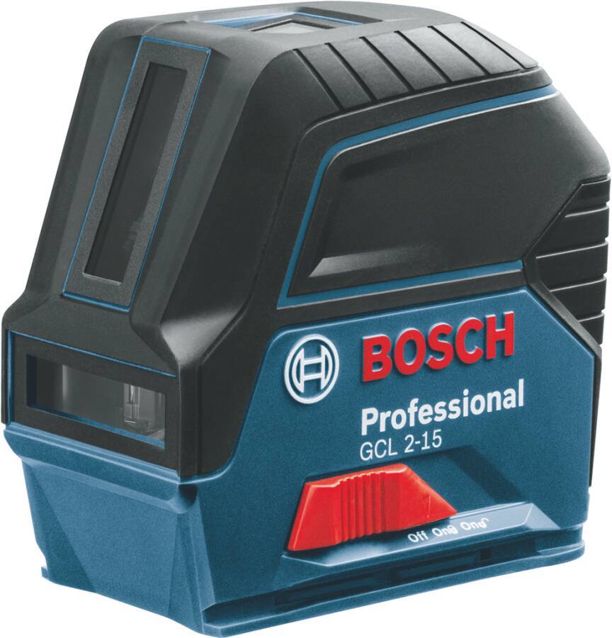 Kombi-Laser GCL 2-15 0601066E00 Typ GCL 2-15 Projektion 2 Linien / 2 Punkte Lieferumfang Universalhalterung RM1, 3x AA-B