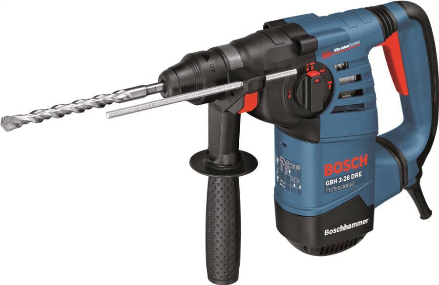 Bohrhammer GBH 3-28 DRE 061123A000 Lieferumfang Handwerkerkoffer, Zusatzhandgriff, Tiefenanschlag 210 mm Nennaufnahme 80