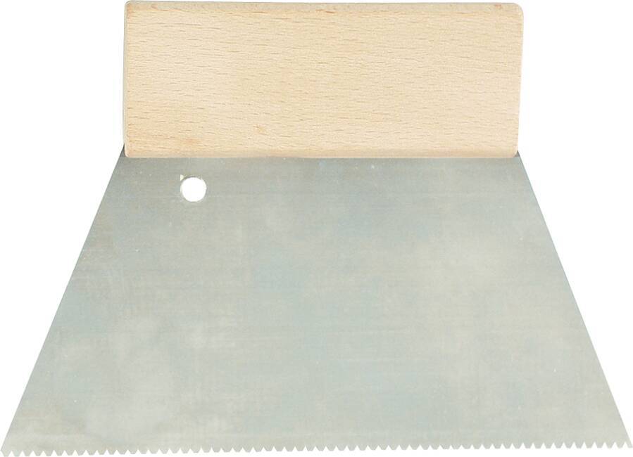 Kleber-/Zahnspachtel 180 mm 48335 Ausführung fein B2 - 2,7 x 2,9mm