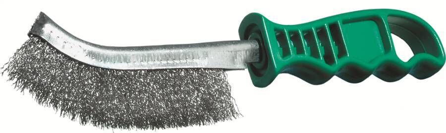 Allzweckbürste 056501 Ausführung Edelstahldraht gewellt Reihen 1 (10mm) Drahtstärke 0,35 mm Besatzhöhe 28 mm Länge 260 m