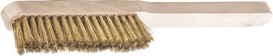 Feinbürste 126411 Ausführung Messingdraht Reihen 4 Drahtstärke 0,15 mm Besatzhöhe 20 mm Länge 225 mm