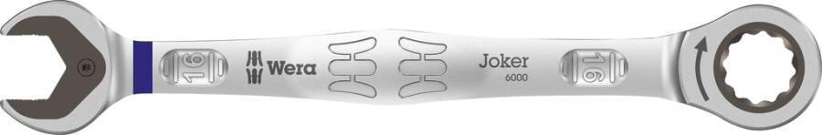 Ratschen-Ringmaulschlüssel JOKER 6000 05073276001 SW 16 mm Länge 212 mm Ringstärke 10,5 mm Ringbreite 32,7 mm Maulstä